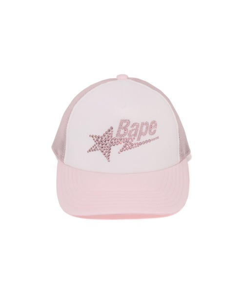CRYSTAL STONE BAPE STA LOGO MESH CAP（キャップ）｜A BATHING