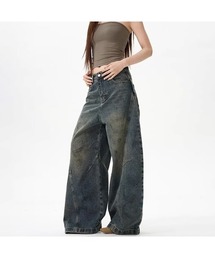 Sakka（サッカ）の「ワイドカーブデニム VINTAGE加工（デニムパンツ）」