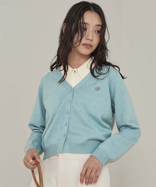 miette(ミエット)の「襟付きトップスセットニットカーディガン(カーディガン/ボレロ・レディース・ライトブルー/ブラウン/チャコール・FREE)」の20枚目の写真