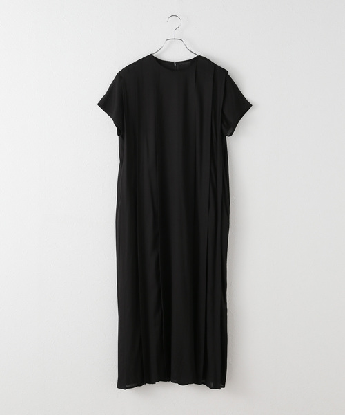 JOURNAL STANDARD（ジャーナルスタンダード）の「ソフトリネンレーヨンタックワンピース（ワンピース・レディース・ブラック/ブラウン・FREE）」の7枚目の写真