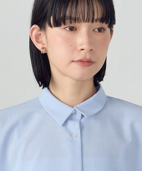 COMME CA ISM(コムサイズム)の「オーバーサイズ シャツ(シャツ/ブラウス・レディース・サックスブルー/ホワイト/チャコール・FREE)」の21枚目の写真