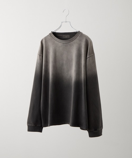 CLEL（クレイル）の「【CLEL】High Vintage Design Basic T-Shirt / ハイヴィンテージデザイン ベーシックTシャツ(ロンT)（Tシャツ/カットソー・メンズ・ブラック系/グレー系/グリーン系1/ホワイト系/ブラック系1/グレー系1・XS/S/M/L）」の12枚目の写真