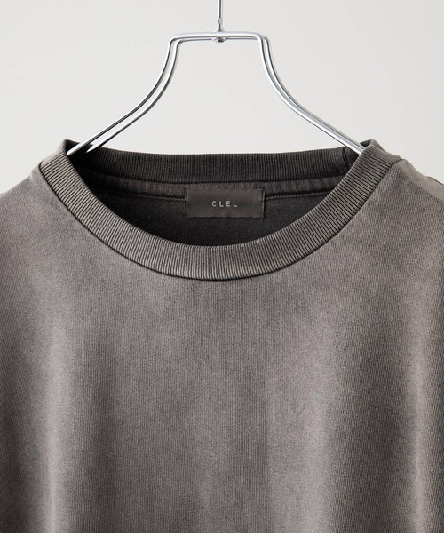 CLEL（クレイル）の「【CLEL】High Vintage Design Basic T-Shirt / ハイヴィンテージデザイン ベーシックTシャツ(ロンT)（Tシャツ/カットソー・メンズ・ブラック系/グレー系/グリーン系1/ホワイト系/ブラック系1/グレー系1・XS/S/M/L）」の14枚目の写真