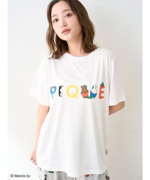 Dick Bruna】【接触冷感】ワンポイントTシャツ（ルームウェア