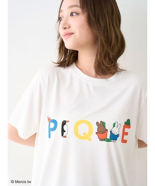 接触冷感　Dick Bruna ワンポイントTシャツ&ロングパンツ Dick Bruna】【接触冷感】ワンポイントTシャツ（ルームウェア