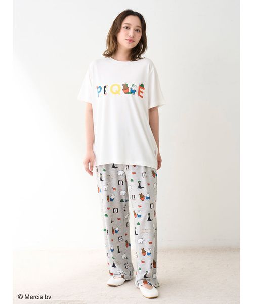 接触冷感　Dick Bruna ワンポイントTシャツ&ショートパンツ　ピンク Dick Bruna】【接触冷感】総柄ショートパンツ(ショートパンツ