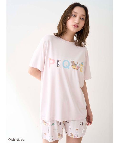 Dick Bruna 接触冷感ワンポイントTシャツ　ジェラートピケ　ミッフィー Dick Bruna】【BABY】【接触冷感】ワンポイントTシャツ