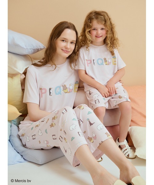 Dick Bruna】【接触冷感】ワンポイントTシャツ（ルームウェア