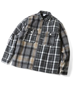 ヘビーチェックネル中ワタジップジャケット