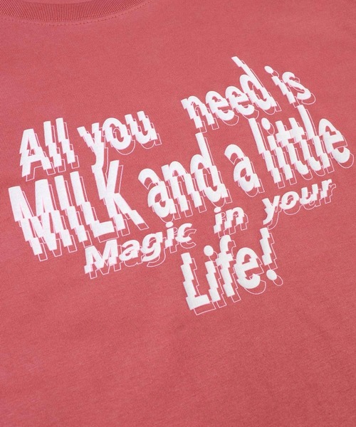 MILK(ミルク)の「Message Tシャツ(Tシャツ/カットソー・レディース・C/A・FREE)」の9枚目の写真