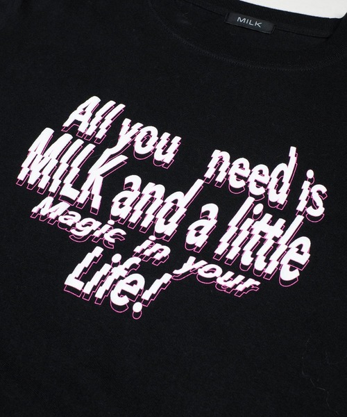 MILK(ミルク)の「Message Tシャツ(Tシャツ/カットソー・レディース・C/A・FREE)」の10枚目の写真