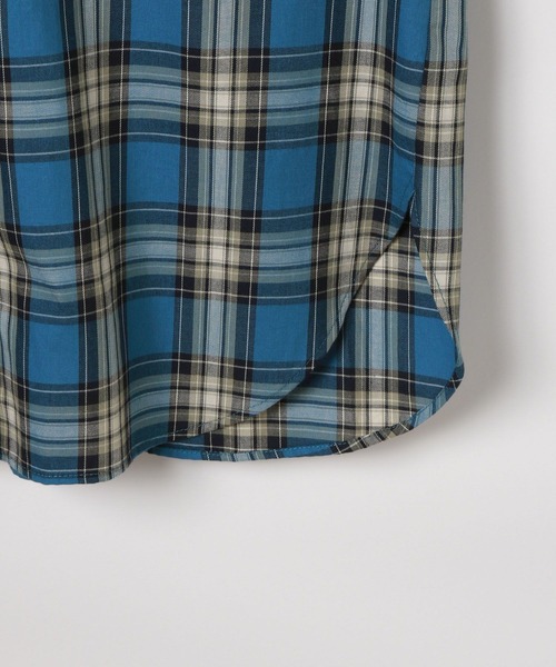 LEPSIM（レプシィム）の「チェック長袖シャツ　497481（シャツ/ブラウス・レディース・イエロー/ブルー/ブラック・FREE）」の8枚目の写真