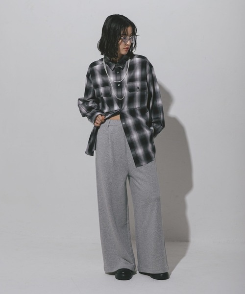 LEPSIM（レプシィム）の「チェック長袖シャツ　497481（シャツ/ブラウス・レディース・イエロー/ブルー/ブラック・FREE）」の15枚目の写真