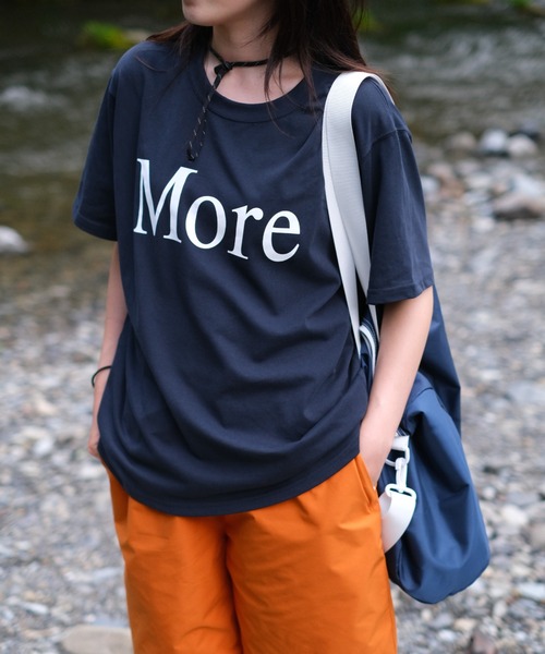 BROKEN BASE（ブロークンベース）の「More Logo Tee（Tシャツ/カットソー・メンズ・ネイビー/グレー/ホワイト・MEDIUM/LARGE）」の2枚目の写真