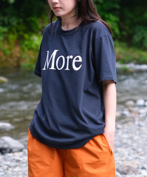 BROKEN BASE（ブロークンベース）の「More Logo Tee（Tシャツ/カットソー・メンズ・ネイビー/グレー/ホワイト・MEDIUM/LARGE）」の4枚目の写真