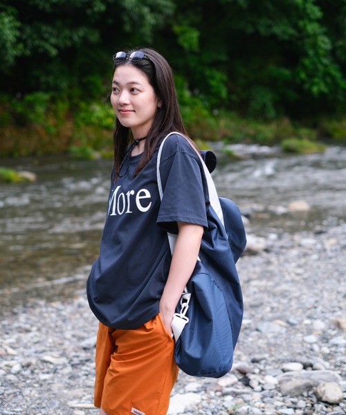 BROKEN BASE（ブロークンベース）の「More Logo Tee（Tシャツ/カットソー・メンズ・ネイビー/グレー/ホワイト・MEDIUM/LARGE）」の5枚目の写真