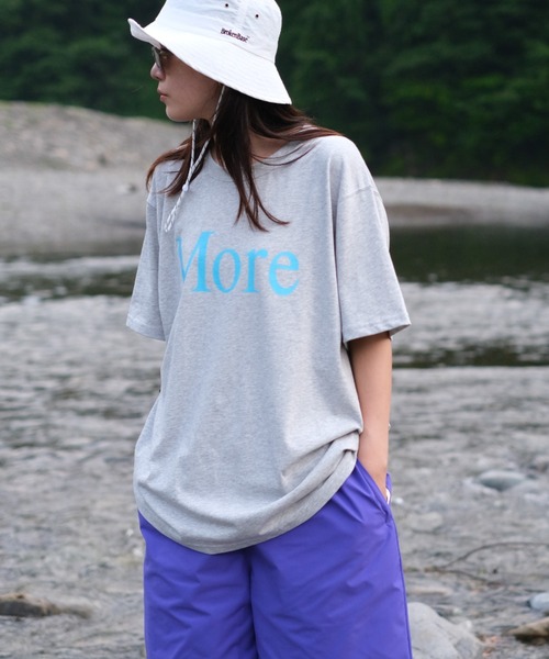 BROKEN BASE（ブロークンベース）の「More Logo Tee（Tシャツ/カットソー・メンズ・ネイビー/グレー/ホワイト・MEDIUM/LARGE）」の21枚目の写真