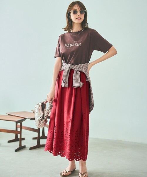 ANY SIS（エニィスィス）の「ラッフルレイヤード ブラウス（シャツ/ブラウス・レディース・イエロー系1/ワイン系1/ダルブルー系1・MEDIUM）」の13枚目の写真