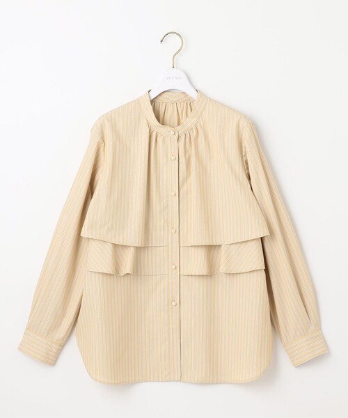 ANY SIS（エニィスィス）の「ラッフルレイヤード ブラウス（シャツ/ブラウス・レディース・イエロー系1/ワイン系1/ダルブルー系1・MEDIUM）」の14枚目の写真