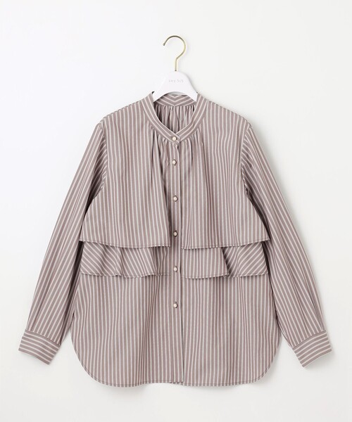 ANY SIS（エニィスィス）の「ラッフルレイヤード ブラウス（シャツ/ブラウス・レディース・イエロー系1/ワイン系1/ダルブルー系1・MEDIUM）」の16枚目の写真