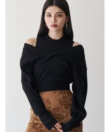 カシュクール」に該当するトップス（ブラック/黒色系