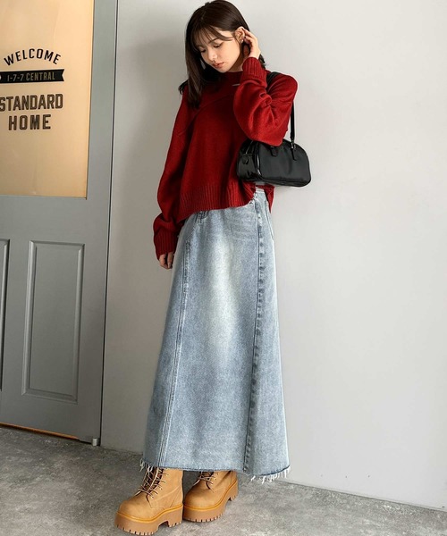 Java(ジャバ)の「《JaVaジャバコラボ》ボリューム感でスタイルアップを叶える♪ヌバック調素材7ホール撥水加工ブーツ(ブーツ・レディース・ダークブラウン/ベージュ・X-LARGE/LARGE/MEDIUM/SMALL)」の18枚目の写真