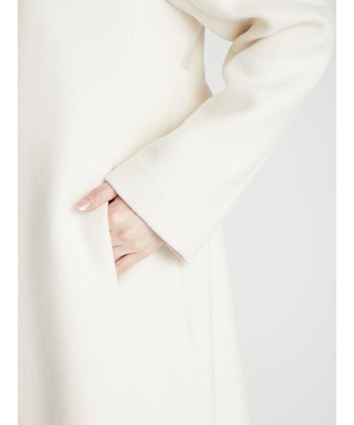 CELFORD（セルフォード）の「カシミヤ混ノーカラーコート（ノー