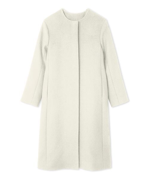 CELFORD（セルフォード）の「カシミヤ混ノーカラーコート（ノーカラー
