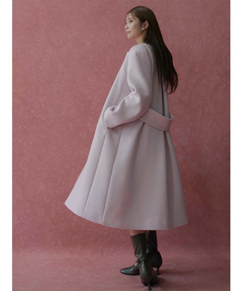 CELFORD（セルフォード）の「カシミヤ混ノーカラーコート（ノー