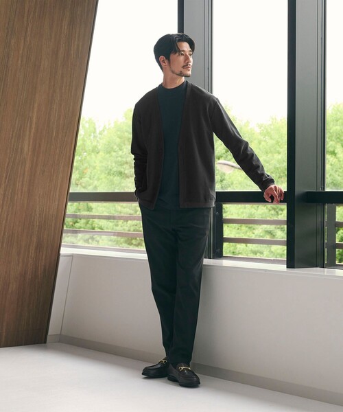 WEB限定 WARDROBE SMART】エアリー カノコ カーディガン 抗菌防臭