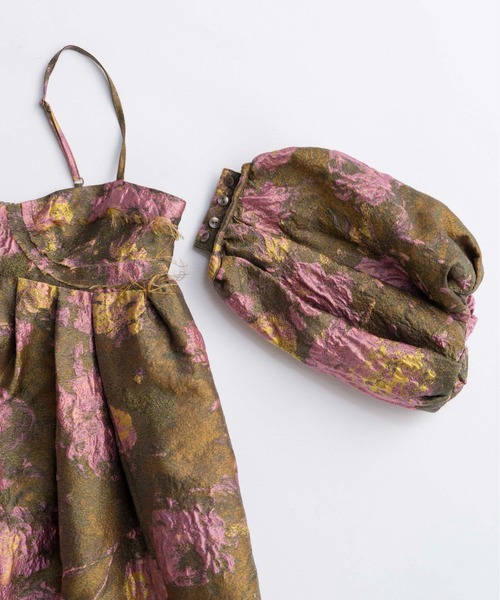 MAISON SPECIAL（メゾンスペシャル）の「Jacquard Motif Balloon Camisole Dress/ジャガードモチーフバルーンキャミワンピース（ワンピース・レディース・ホワイト/マルチ/シルバー・36/38）」の16枚目の写真