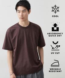 THE SHOP TK  | 【ご好評につき再入荷！】PERFECTEE／パーフェクティー 接触冷感／吸水速乾／UVカット／防シワ(Tシャツ/カットソー)