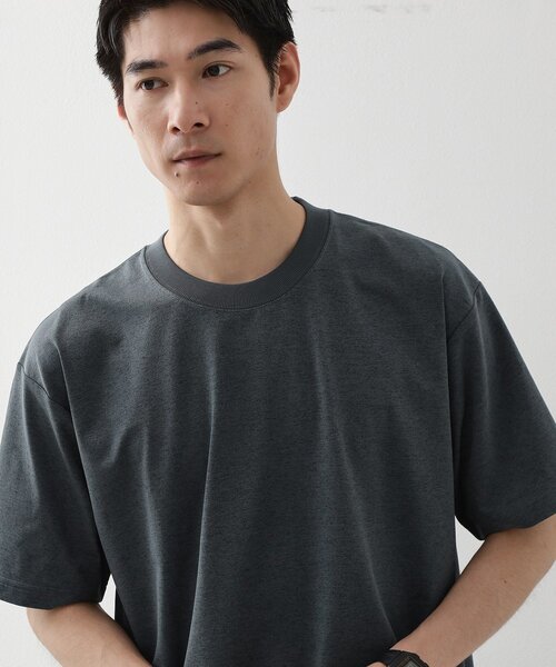 THE SHOP TK （ザ ショップ ティーケー ）の「【ご好評につき再入荷！】PERFECTEE／パーフェクティー 接触冷感／吸水速乾／UVカット／防シワ（Tシャツ/カットソー・メンズ・ブルーグリーン/ブラウン系その他/オフホワイト/チャコールグレー・04/03/02）」の16枚目の写真