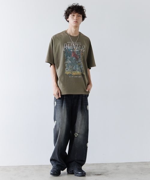 PBLIM（ページボーイリム）の「《UNISEX》エイジングデニム（デニムパンツ・レディース・ブルー/ブラック・LARGE/MEDIUM）」の18枚目の写真