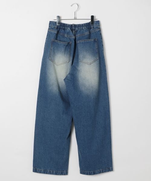 PBLIM（ページボーイリム）の「《UNISEX》エイジングデニム（デニムパンツ・レディース・ブルー/ブラック・LARGE/MEDIUM）」の13枚目の写真