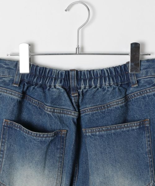 PBLIM（ページボーイリム）の「《UNISEX》エイジングデニム（デニムパンツ・レディース・ブルー/ブラック・LARGE/MEDIUM）」の15枚目の写真