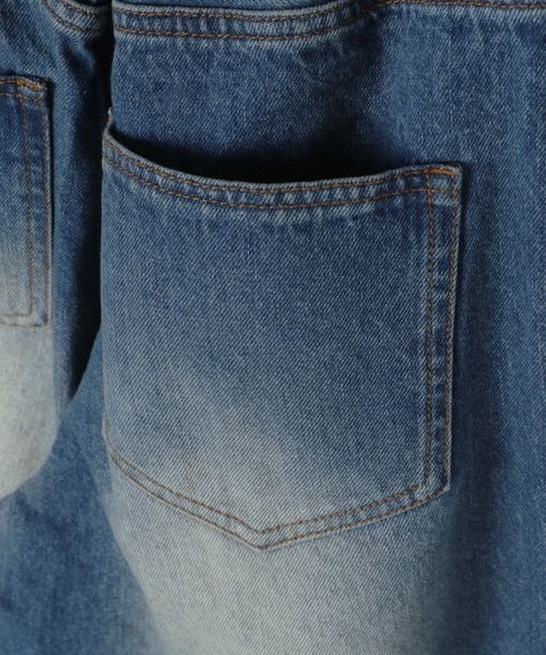 PBLIM（ページボーイリム）の「《UNISEX》エイジングデニム（デニムパンツ・レディース・ブルー/ブラック・LARGE/MEDIUM）」の5枚目の写真