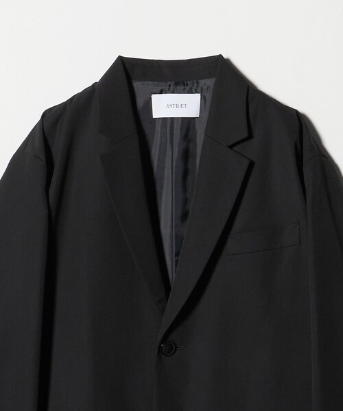 ASTRAET(アストラット)の「<ASTRAET>ギャバ 2ボタン テーラードジャケット UNISEX(テーラードジャケット・レディース・ブラック・FREE)」の17枚目の写真