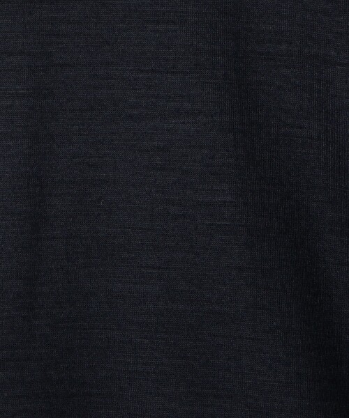 TOMORROWLAND (トゥモローランド)の「ウールジャージー モックネック ハーフスリーブカットソー(Tシャツ/カットソー・メンズ・グレイッシュベージュ/ネイビー/オフホワイト・S/M/L)」の11枚目の写真
