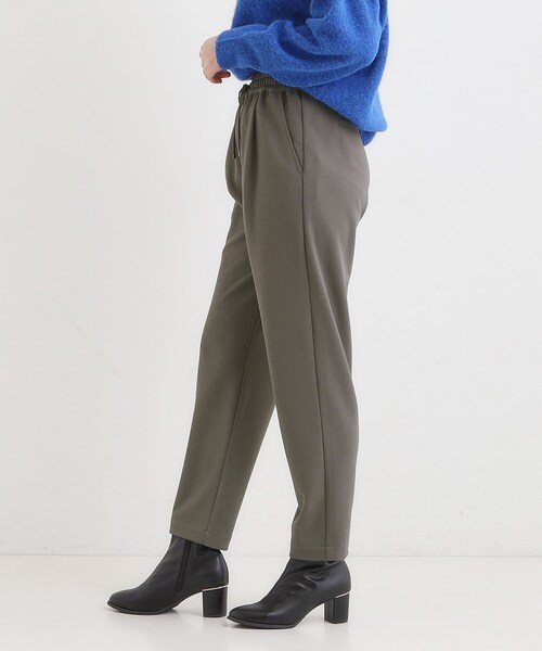 SHOO・LA・RUE（シューラルー）の「【S-3L/洗濯後しわになりにくい】スマートに見える イージーテーパードパンツ（その他パンツ・レディース・ベージュ/グリーン/チャコールグレー/レッド系1/ブラック・01/05/04/03/02）」の15枚目の写真