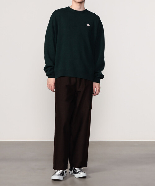 DANTON | ラムウール クルーネックニットプルオーバー MEN