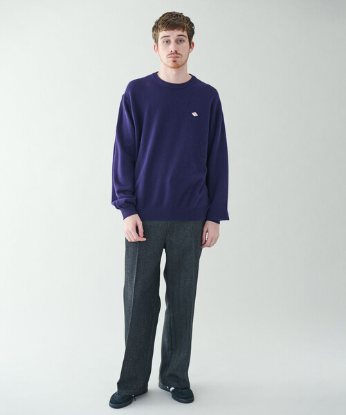DANTON | ラムウール クルーネックニットプルオーバー MEN