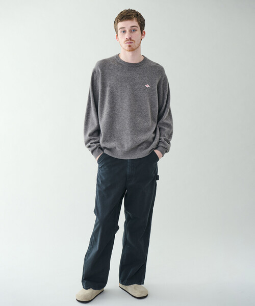 DANTON | ラムウール クルーネックニットプルオーバー MEN