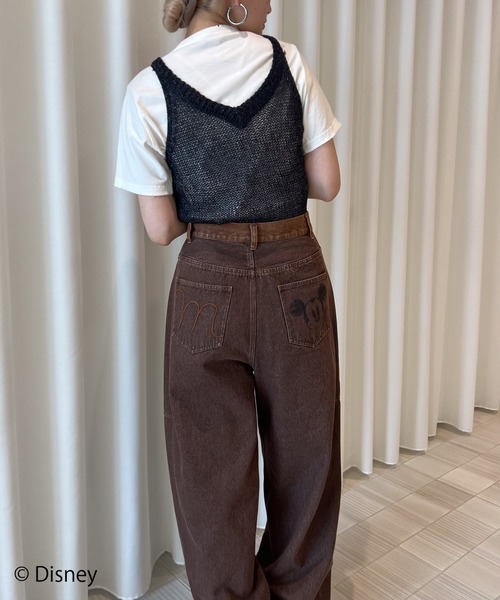 パンツ MICKEY DESIGN DENIM PANTS MICKEY DESIGN DENIM PANTS（デニムパンツ）｜Ameri（アメリ）の