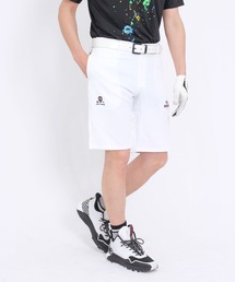 GREED MONSTER（グリードモンスター）の「【GREED MONSTER/グリードモンスター】Backpanel Print Half Pants/ゴルフウェア・ストレッチハーフパンツ（カーゴパンツ）」