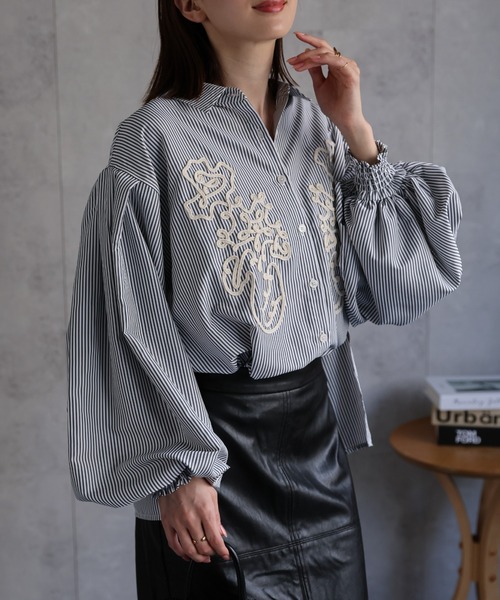 model：162cm 着用サイズ；F