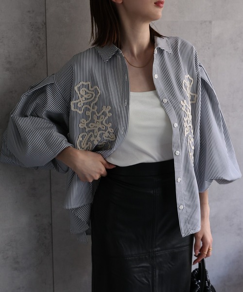 model：162cm 着用サイズ；F