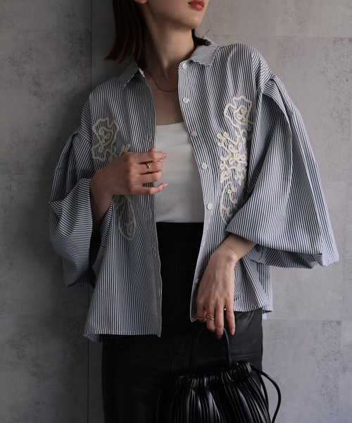 model：162cm 着用サイズ；F