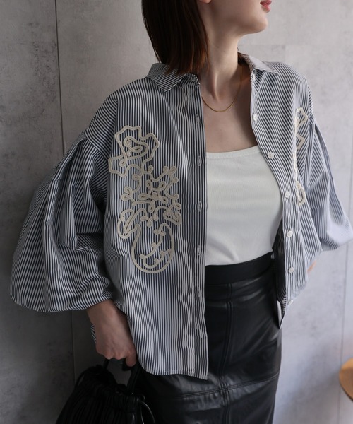 model：162cm 着用サイズ；F