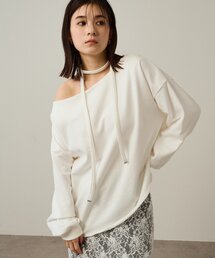 新品未使用 Omekashi オメカシ ハーフジップスウェット Omekashi パーカー ハーフジップスウェット レディース